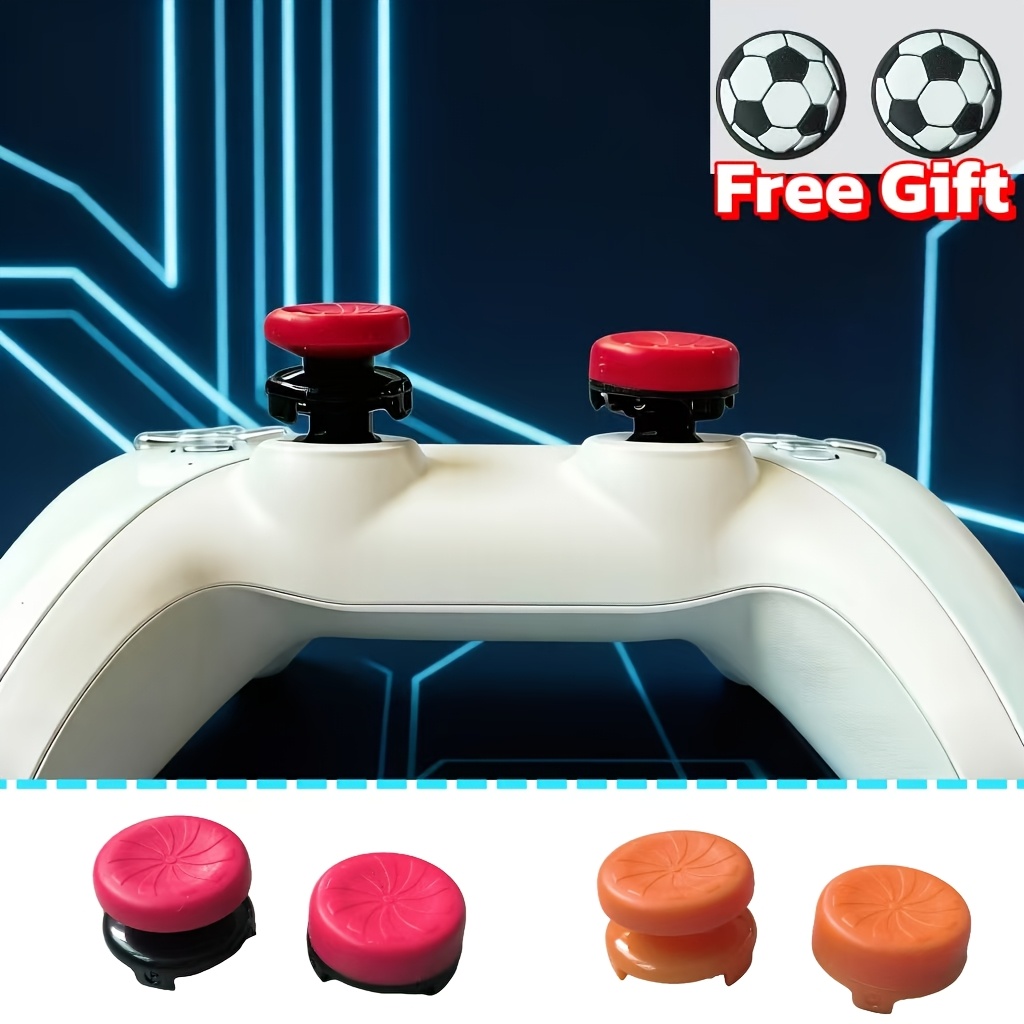 4pcs PS4/5 Controller Stick Heightening Accessories, Anti-Slip